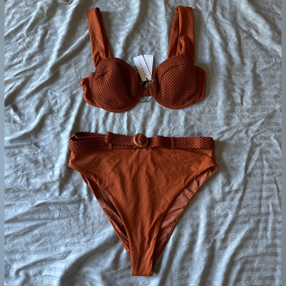 WeWoreWhat Rust Bikini Set